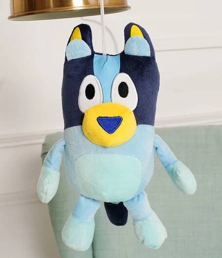 VELKÝ BLUEY PLYŠOVÝ MEDVÍDEK BLUEY 28 CM MODRÁ A BINGO POHÁDKA Licence Bluey