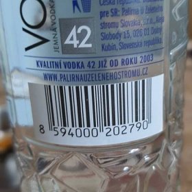 Podrobné informace o potravině Blend 42 vodka