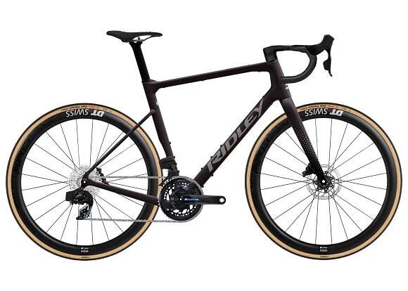 Ridley Grifn RS Sram RED E1 AXS 2x12 +WATT Dark Plum Metallic + Autumn Grey