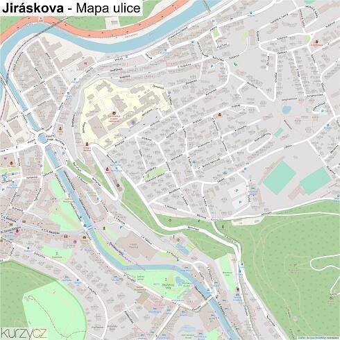 Jiráskova - mapy | Kurzy.cz