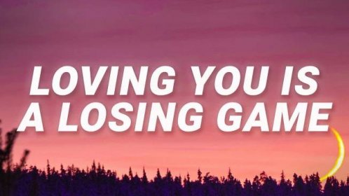 Duncan Laurence - Loving You Is A Losing Game (Lyrics)