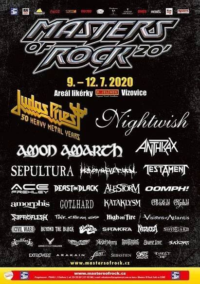 MASTERS OF ROCK ZVEŘEJNIL PROGRAM SILNÝ JAKO SNAD JEŠTĚ NIKDY, VÉVODÍ MU JUDAS PRIEST - HUDEBNÍ SCÉNA