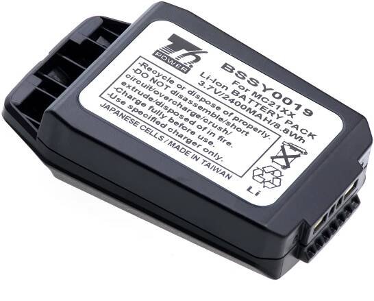 Baterie T6 Power Symbol Motorola Zebra MC2100, MC2180, 2400mAh, 8,9Wh, Li-ion