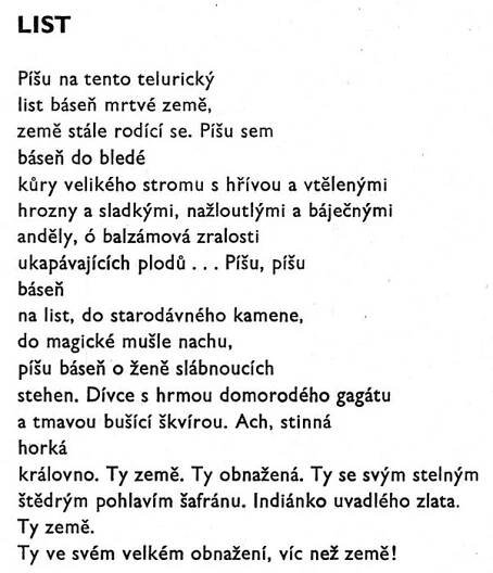 Alí Lameda :: Kalendárium poezie