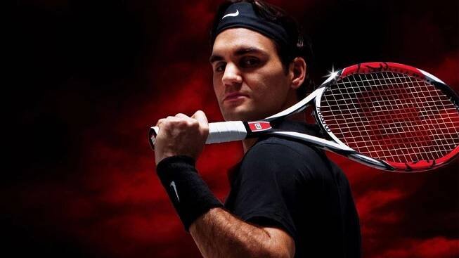 Roger Federer Wilson Tennis Poster Wallpaper