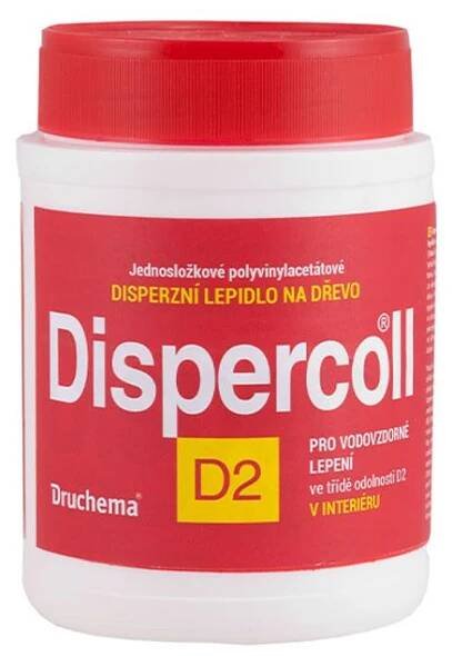 Lepidlo Dispercoll D2, disperzní na dřevo 1 kg. EAN: 8594825000922