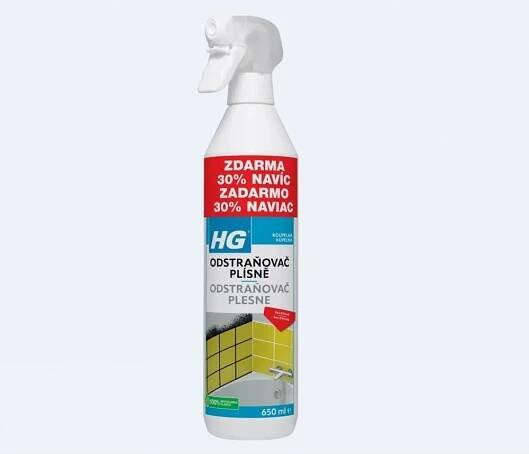 HG Odstraňovač plísně 500 ml + 30 % ZDARMA (150 ml)