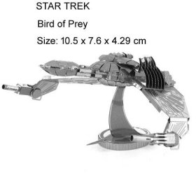 3D ocelová skládačka Star Trek: Klingon Bird of Prey
