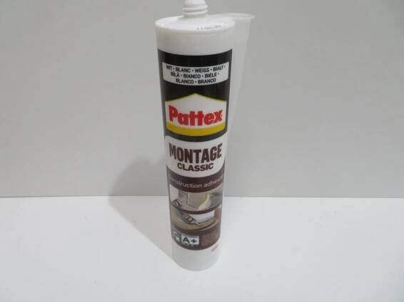 Montážní lepidlo Pattex bílé 400g