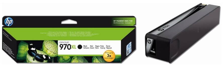 Inkoustová náplň HP 970XL černá (CN625AE)