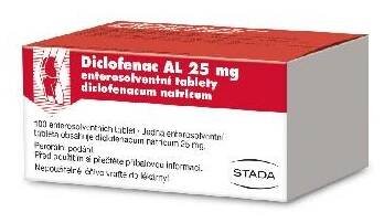 DICLOFENAC AL POR 25MG TBL ENT 100