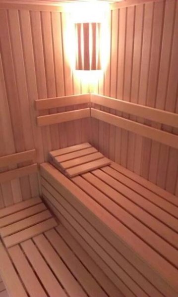 Nová sauna na tenisové hale