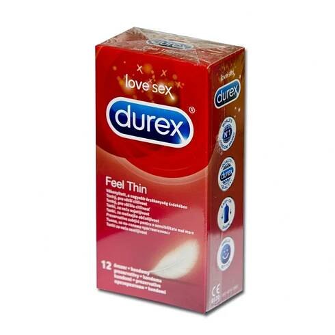 Kondómy - Durex Feel Thin 12 ks