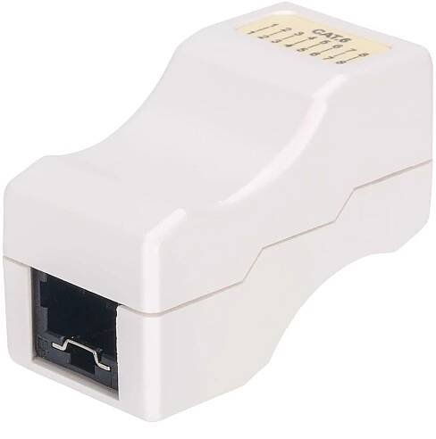 Intellinet spojka na RJ45, Cat6 UTP, "uzamykací" | Exkalibr.cz