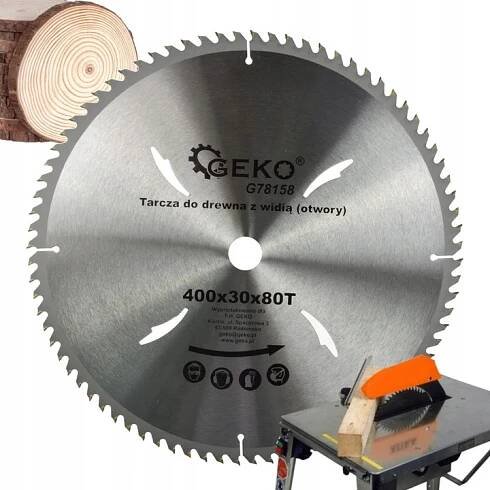 Kotouč na dřevo, kotoučová pila na řezání dřeva 400x30x80T KARBID