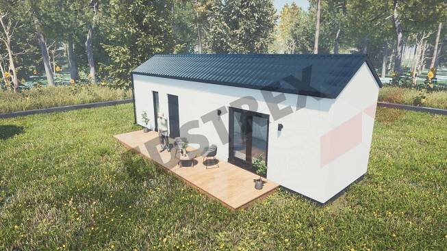3D Vizualizácie kontajnerové záhradné chaty | Edstrex