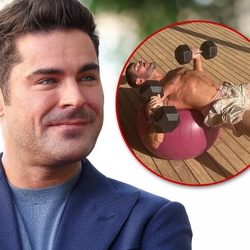 Zac Efron Posts For First Time Since Hospitalization, Says He's 'Healthy'