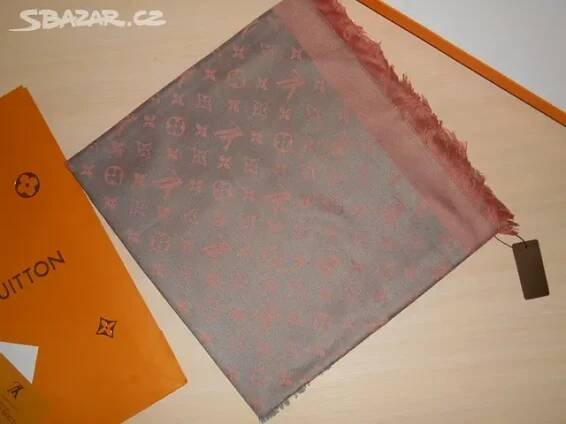 Louis Vuitton šátek Shawl Scarf, Dámská pánský šál