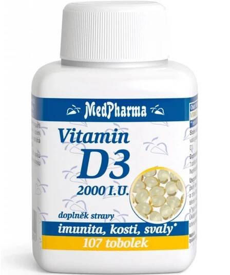 MedPharma Vitamin D3 2000 I.U. 107 tobolek