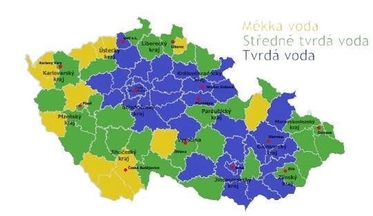 tvrdost vody a ekologické praní