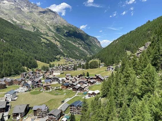 Saas-Fee village