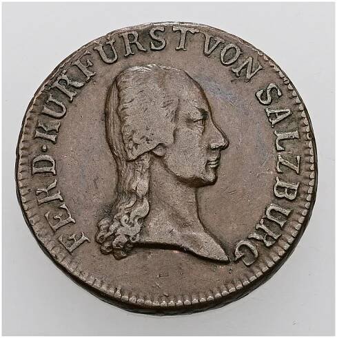 1 krejcar 1805 , Ferdinand III.  Toskánský