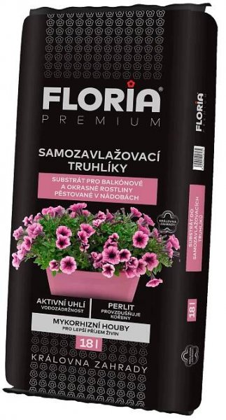 FLORIA PREMIUM Substrát do samozavlažovacích truhlíků 18 l