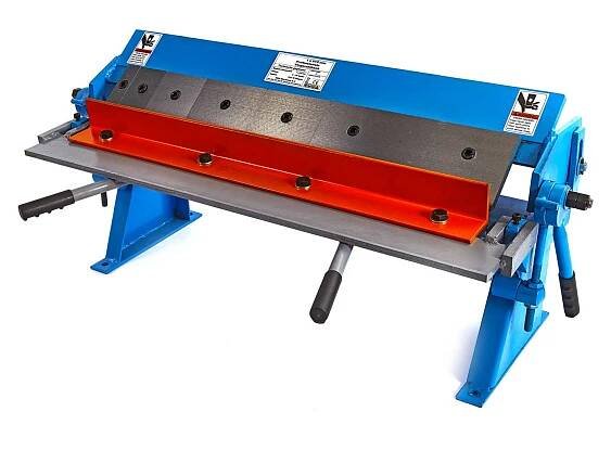 Robustní stroj na ohybání plechu 610 x 1 mm, segmentová ohýbačka na plech, 45 kg