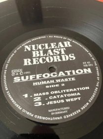 SUFFOCATION- Human Waste 1.press - LP / Vinylové desky