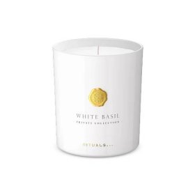 White Basil Scented Candle 360g