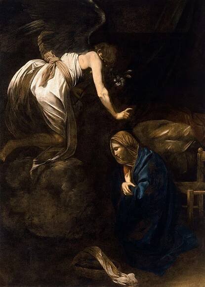 Annunciation (Caravaggio) - Wikipedia