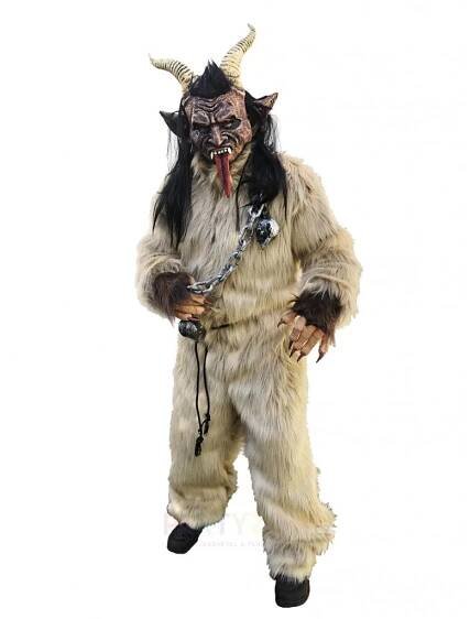 certovsky kostym krampus kozich svetly