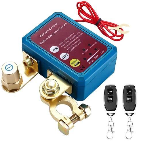 Odpojovač baterie 12V/24V 240A s dálkovým ovládáním NOVÉ!záruka! - Auto-moto