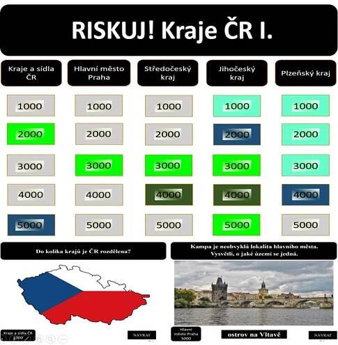 Produkt - RISKUJ! Kraje ČR I.