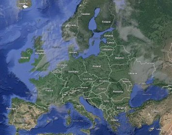 mapa evropy google Europe : Google Earth and Google Maps | Map of Europe | Europe Map