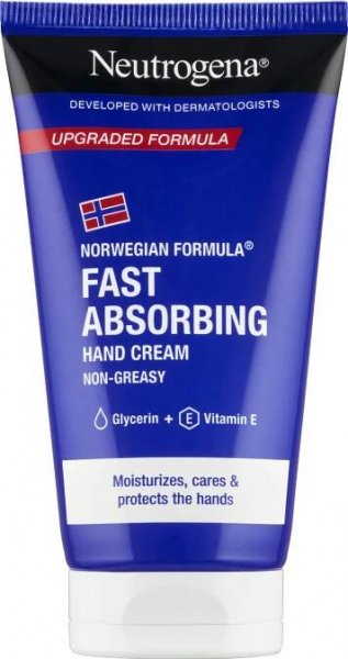 NEUTROGENA® Rýchlo sa vstrebávajúci krém na ruky s Nórskou receptúrou 1×75 ml, krém na ruky