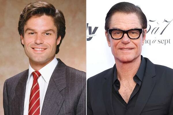 Harry Hamlin in 1980 and 2024