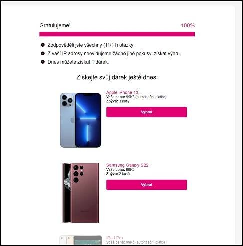 Mobily iPhone nebo Samsung za 99 Kč z průzkumu T-Mobile? Ne, je to podvod! – Infoek.cz