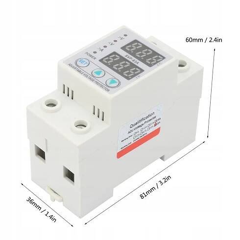 PODPĚŤOVÉ RELÉ SVP-63A A NAPĚTÍ Váha výrobku včetně jednotkového obalu 0.18 kg