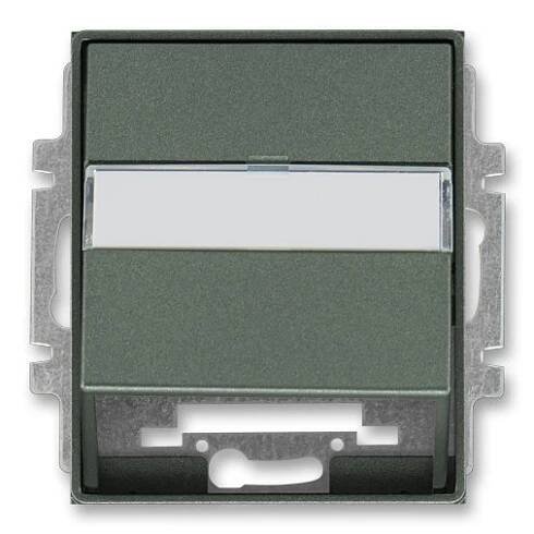 5014E-A00100 34 Kryt zásuvky komunikační s popisovým polem, antracitová, ABB Time
