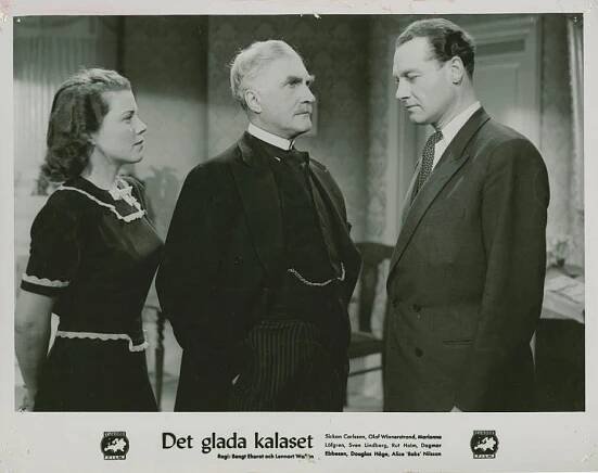 Sickan Carlsson, Olof Winnerstrand, Allan Bohlin - Det glada kalaset - Fotosky