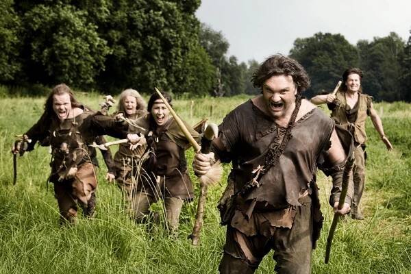Die Steintaler - von wegen Homo sapiens - Z filmu - Cornelius Obonya, Ulli Maier, Maya Henselek, Martin Leutgeb, Michael Dangl