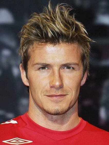 David Beckham of England poses during the Umbro England kit launch held at the Radisson Hotel on February 27, 2006 in Manchester, England