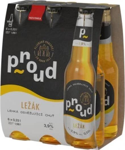 Proud Ležák 11,3° 6x 0,33 l sklo