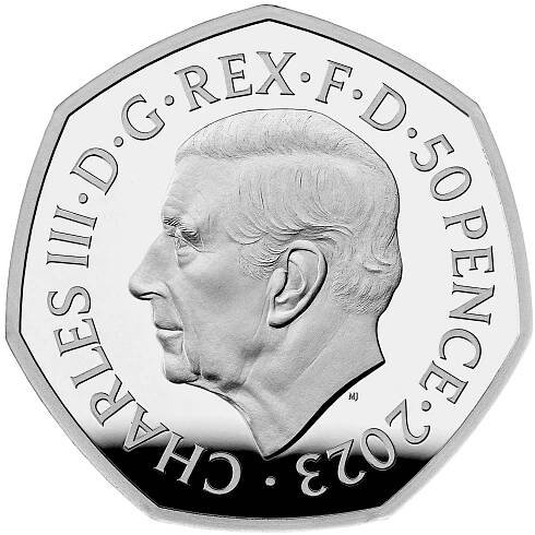 50 Pence 2023 Anglicko PROOF farbená 8g Ag Hogwarts School