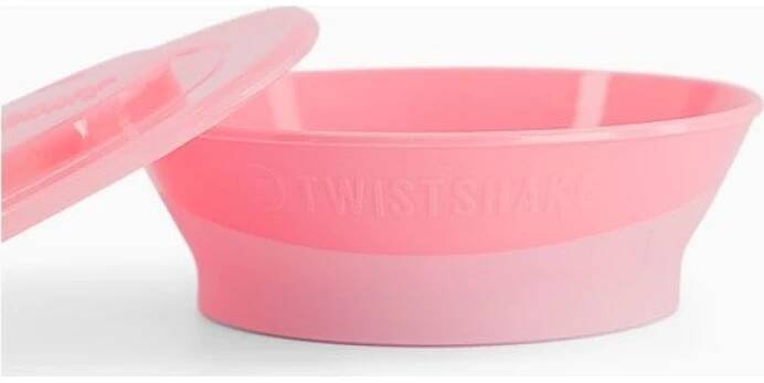 Twistshake Miska pastelově růžová