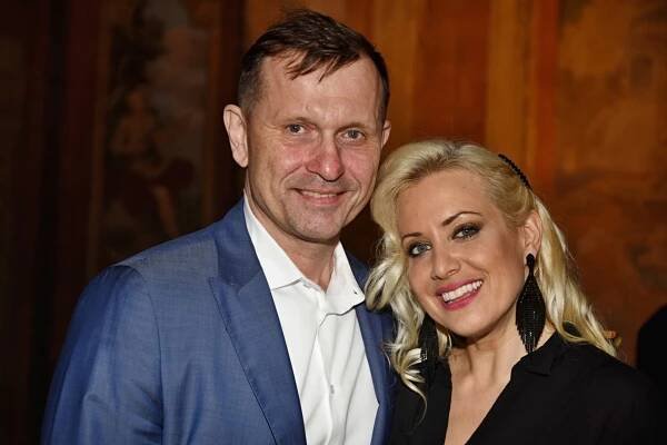 Jaromír Soukup se svou někdejší partnerkou, pěvkyní Terezou Mátlovou