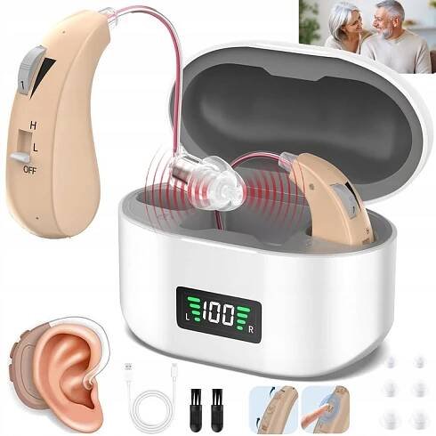 ZDRAVOTNICKÝ SLUCHADLO HD PROFESIONÁLNÍ PRO SENIORY MEDICAL+POUZDRO 400 MAH