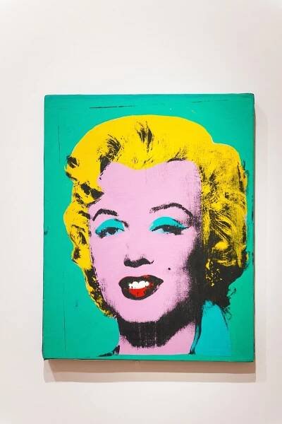 Obraz Andyho Warhola Zelená Marilyn (1962) je...