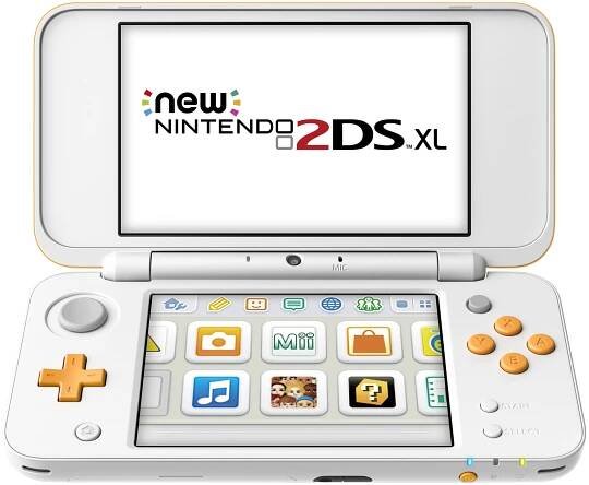 New Nintendo 2DS XL, Farbe Weiß/Orange Produktbild 